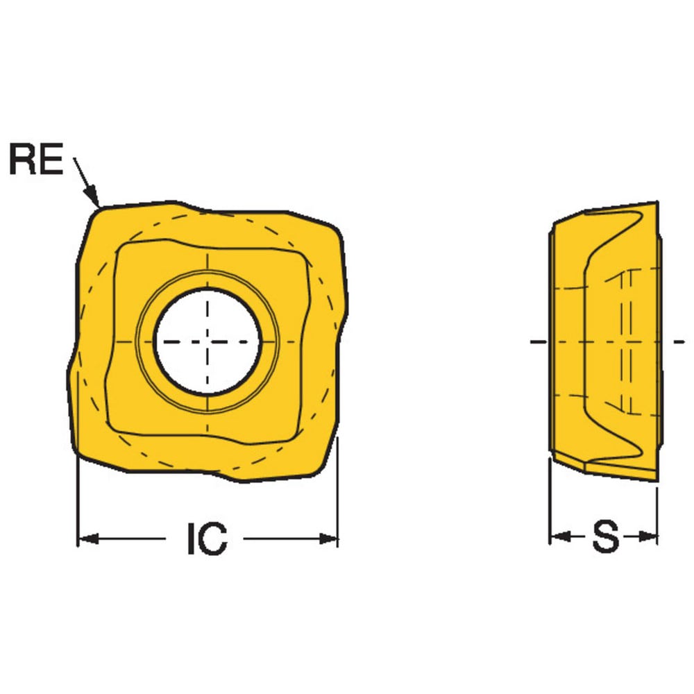 Sandvik Coromant - Indexable Drill Insert: 880-060406H-C-GM 1044 ...