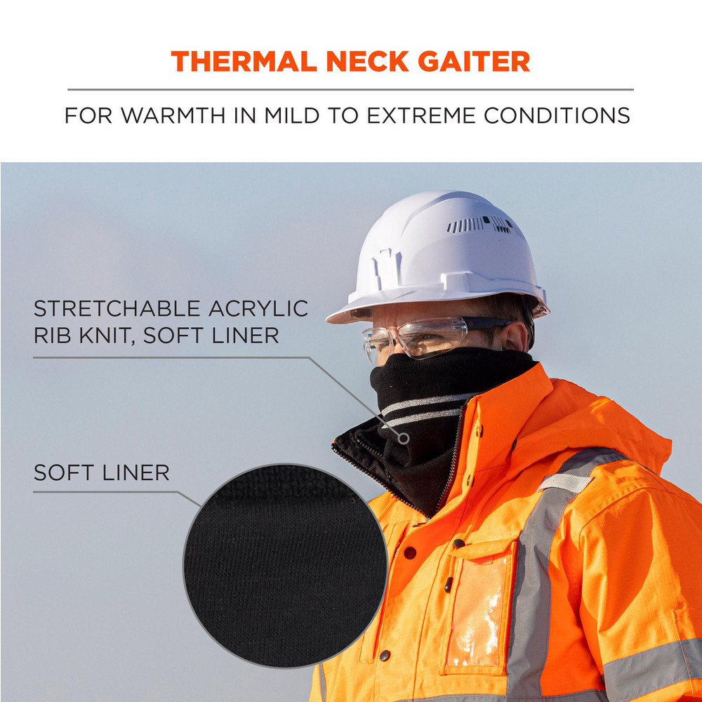 Ergodyne - Cold Protection Head & Neckwear: Garment Style: Gaiter ...