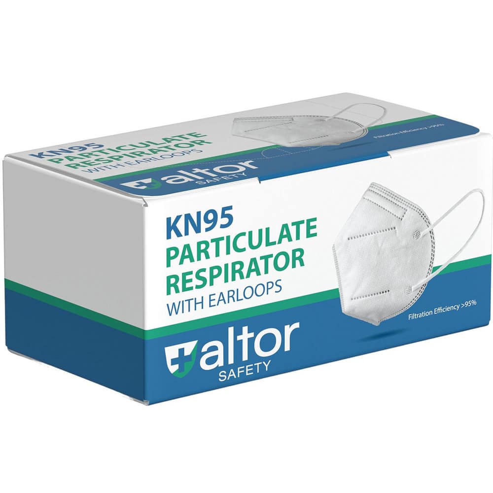 Disposable Respirators & Masks; Product Type: KN95 Respirator ; Niosh Classification: KN95 ; Exhalation Valve: No ; Nose Clip: Contains Nose Clip ; Strap Type: Ear Loop ; Size: Universal