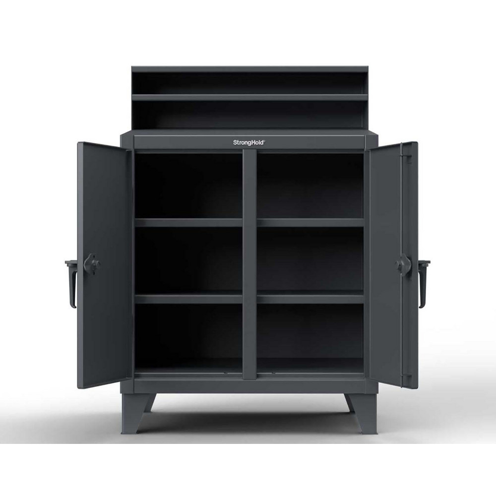 Strong Hold Stationary Industrial Workstation 36" Wide, 36" Deep, 54