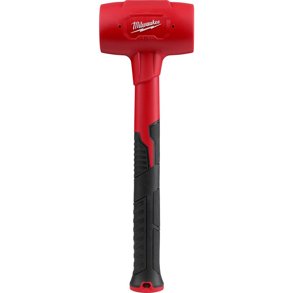 Dead Blow Hammers; Head Material: Steel ; Handle Material: Rubber ; Handle Color: Black ; Head Color: Red ; Handle Length (Decimal Inch): 11 ; Overall Length (Decimal Inch): 14.7500