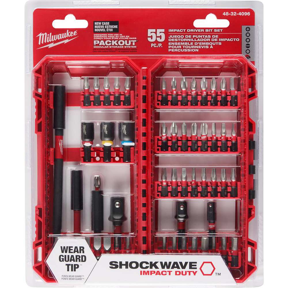 Milwaukee Tool Power Screwdriver Impact Driver Bit Set 55 Pc MSC