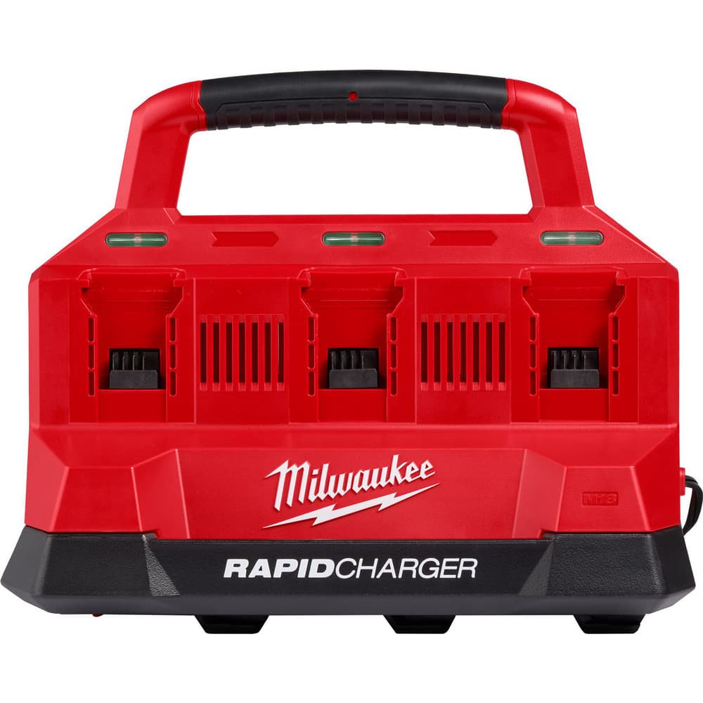 Power Tool Chargers; Features: Charge (2) Batteries Simultaneously, One On Each Side, At Rapid Charge Rate ; Voltage: 18 ; For Use With: PACKOUT Modular Storage System ; Batteries Included: No ; Number of Battery Ports: 6 ; Number Of Batteries: 0