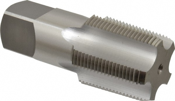 OSG 1310800 Standard Pipe Tap: 1-1/4 - 11-1/2, NPT, 5 Flutes, High Speed Steel, Bright/Uncoated Image