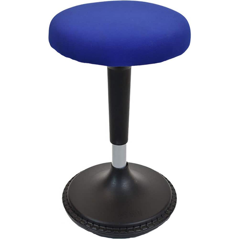 Stationary Stools; Type: Adjustable Height Stool; Sit-Stand Stool; Sit Stand Stool ; Seat Depth: 13in ; Base Type: Rounded base covered with non-skid rubber ; Seat Width: 13in ; Overall Height (Inch): 33 in ; Overall Height: 33 in
