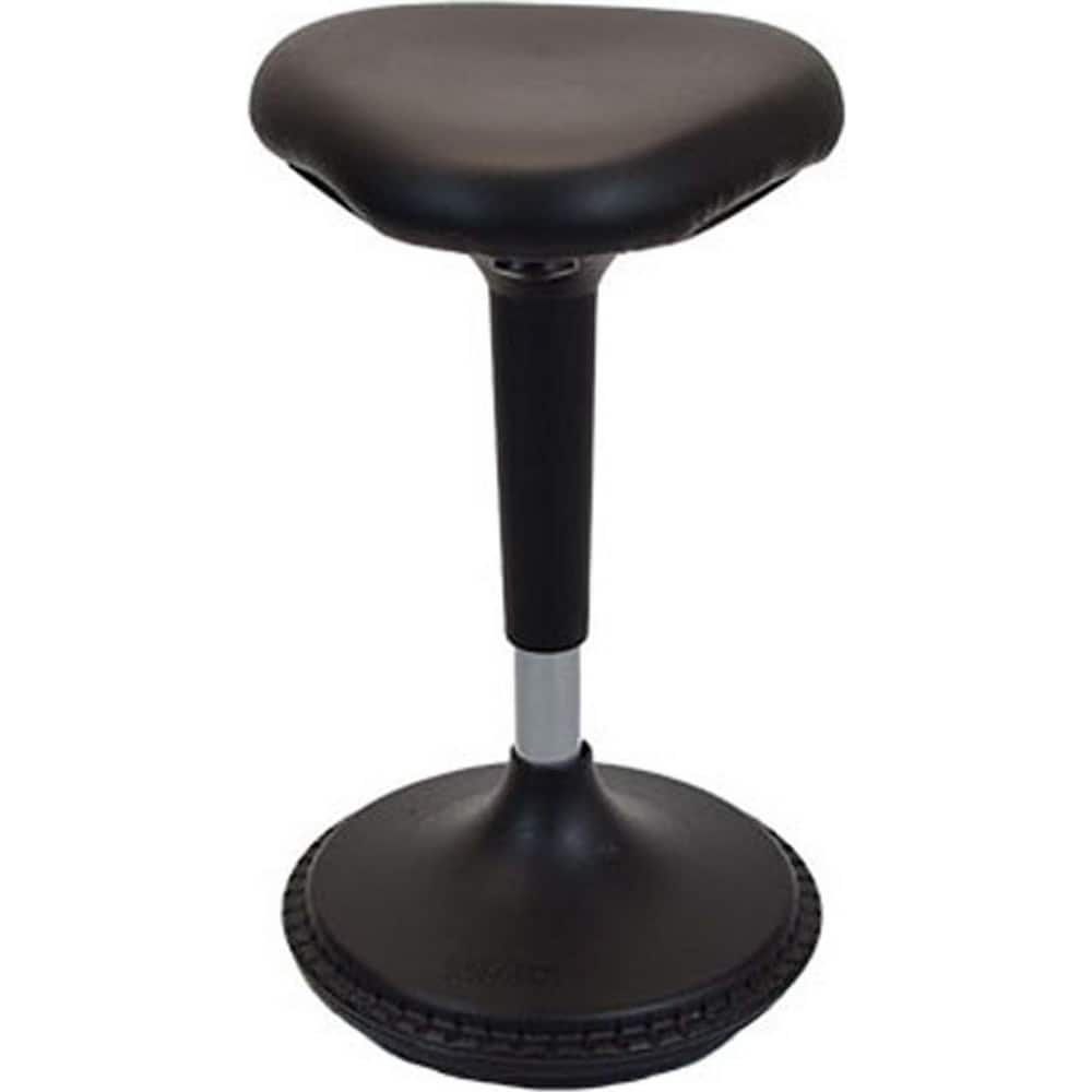 Stationary Stools; Type: Adjustable Height Stool; Sit-Stand Stool; Sit Stand Stool ; Seat Depth: 13in ; Base Type: Rounded base covered with non-skid rubber ; Seat Width: 13in ; Overall Height (Inch): 33 in ; Overall Height: 33 in