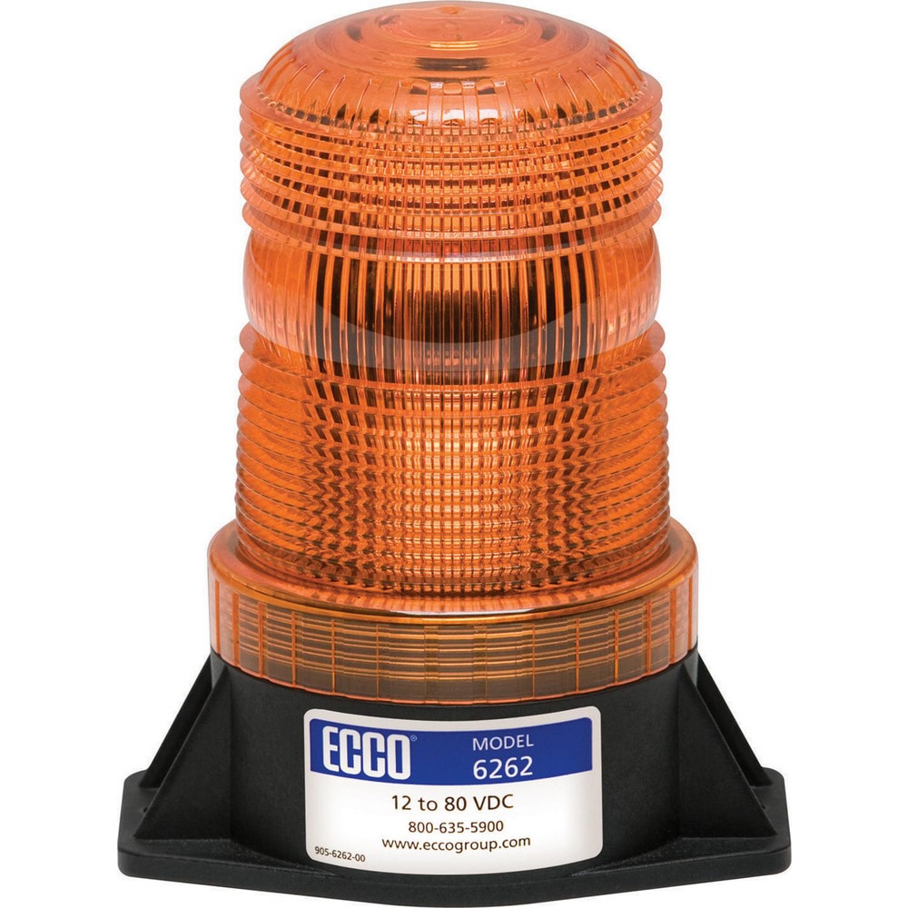 Emergency Light Assemblies; Light Assembly Type: LED Warning Light ; Voltage: Multi-Voltage ; Mount Type: Flush; Permanent; Surface ; Power Source: 12-80VDC ; Overall Height: 5.5in ; Standards: SAE Class 3