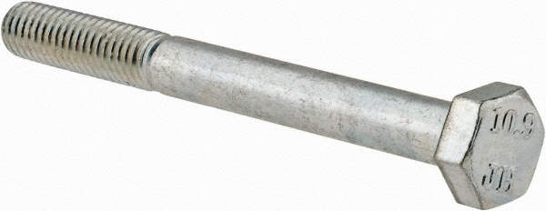 Value Collection 460028P Hex Head Cap Screw: M6 x 1.00 x 60 mm, Grade 10.9 Steel, Zinc-Plated Image