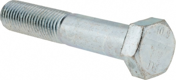 Hex Head Cap Screw: M16 x 2.00 x 90 mm, Grade 10.9 Steel, Zinc-Plated