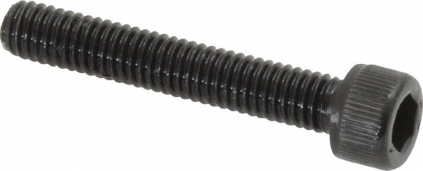 Value Collection 581274PR Hex Head Cap Screw: #8-36 x 1", Alloy Steel, Black Oxide Finish Image
