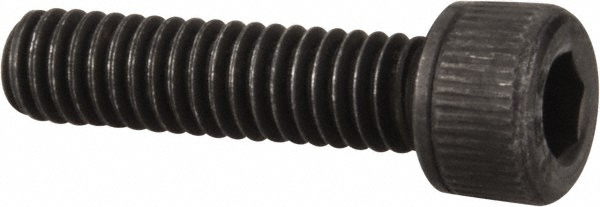 Value Collection 581186PR Hex Head Cap Screw: #5-44 x 1/2", Alloy Steel, Black Oxide Finish Image