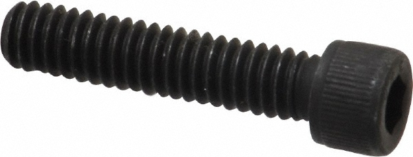 Value Collection 581337PR Hex Head Cap Screw: #12-24 x 1", Alloy Steel, Black Oxide Finish Image