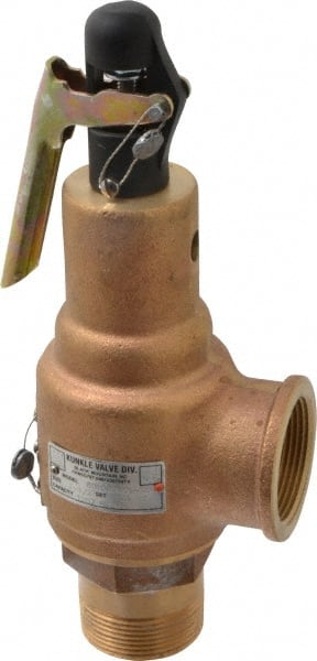 Midwest Control 6010GG-125 ASME Safety Relief Valve: 1-1/2" Inlet, 1,357 CFM, 125 Max psi 