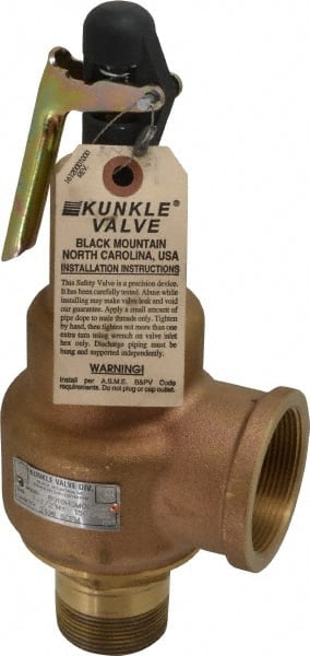 Midwest Control 6010HG-150 ASME Safety Relief Valve: 1-1/2" Inlet, 2,496 CFM, 150 Max psi 