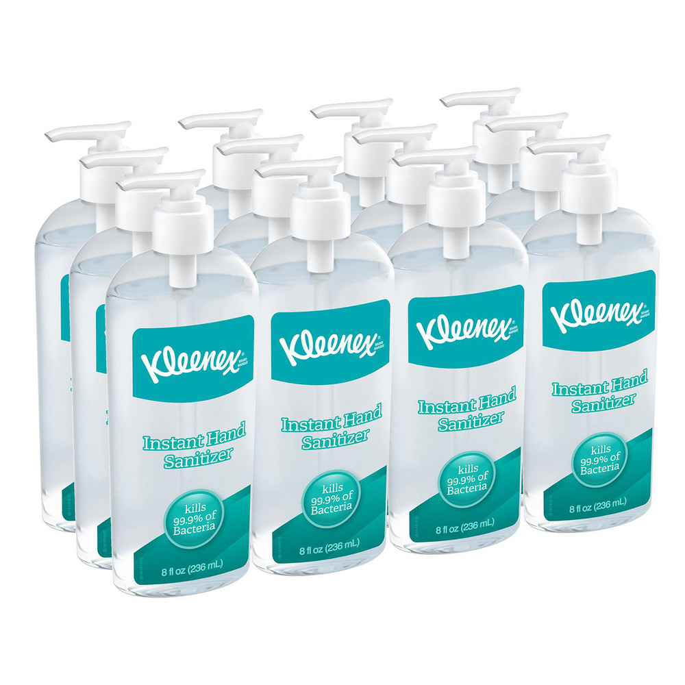 Kleenex - Hand Sanitizer: Gel, 8 oz, Pump Spray Bottle | MSC Direct
