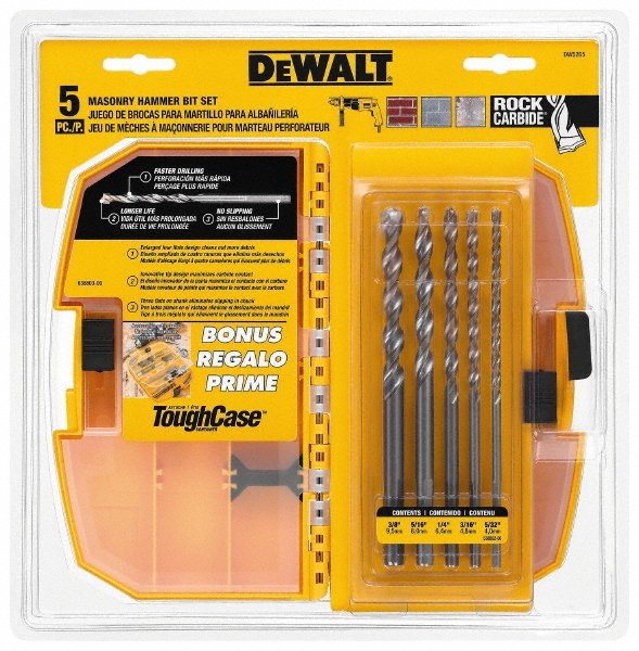 DeWALT 5/32 to 3/8", 135° Point, Bright Finish, CarbideTipped Hammer