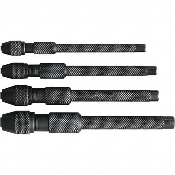 Pin Vise Sets; Tool Type: Pin Vise ; Capacity (Decimal Inch): 0.1880 ; Number of Pieces: 4 ; Number Of Pieces: 4 ; Container Type: Vinyl Pouch ; PSC Code: 5120