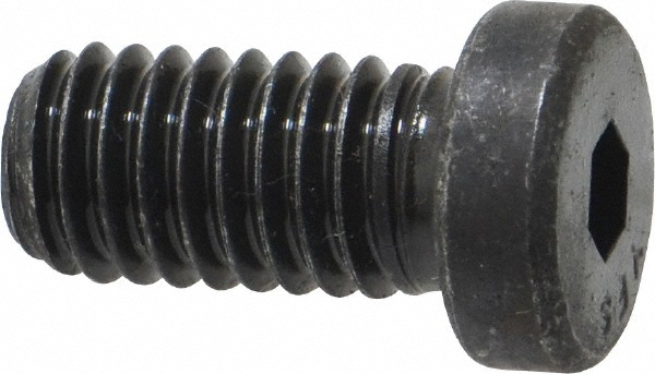 Value Collection 019251P Low Head Socket Cap Screw: 3/8-16, 3/4" Length Under Head, Low Socket Cap Head, Hex Socket Drive, Alloy Steel, Black Oxide Finish Image