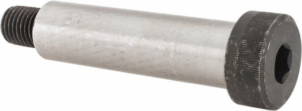 Value Collection 711212BR Shoulder Screw: 1-1/4" Shoulder Dia, 4-1/2" Shoulder Length, 7/8-9, 4140 Alloy Steel, Hex Socket Image