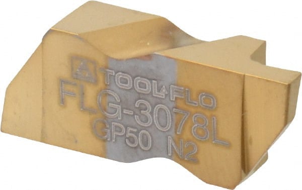 Tool-Flo 563678LN4C Grooving Insert: FLG3078 GP50, Solid Carbide 