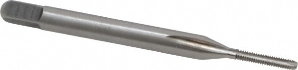 Cleveland C57012 Spiral Point Tap: #0-80, UNF, 2 Flutes, Bottoming, 2B, High Speed Steel, Bright Finish Image