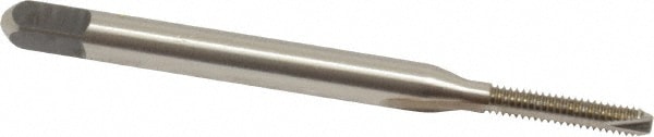 Cleveland C57032 Spiral Point Tap: #2-56, UNC, 2 Flutes, Bottoming, 2B, High Speed Steel, Bright Finish Image