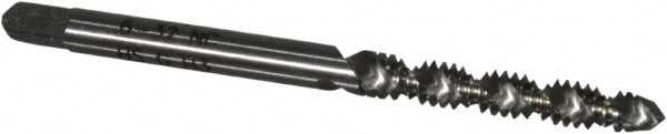 Cleveland C58532 Spiral Flute Tap: #6-32, UNC, 2 Flute, Plug, 2B Class of Fit, High Speed Steel, Bright/Uncoated Image