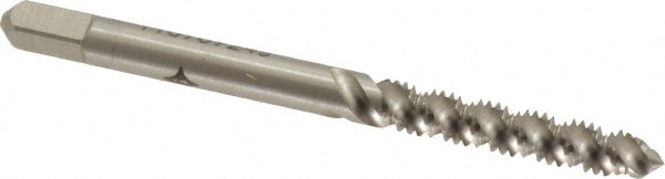 Cleveland C58538 Spiral Flute Tap: #8-32, UNC, 3 Flute, Plug, 2B Class of Fit, High Speed Steel, Bright/Uncoated Image