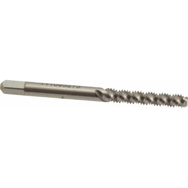 Cleveland C58539 Spiral Flute Tap: #8-32, UNC, 3 Flute, Bottoming, 2B Class of Fit, High Speed Steel, Bright/Uncoated Image