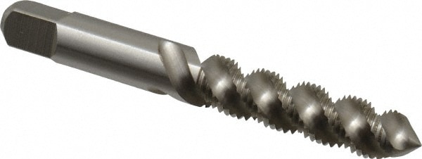 Cleveland C58583 Spiral Flute Tap: 3/8-24, UNF, 3 Flute, Plug, 3B Class of Fit, High Speed Steel, Bright/Uncoated Image