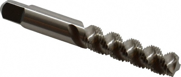 Cleveland C58584 Spiral Flute Tap: 3/8-24, UNF, 3 Flute, Bottoming, 3B Class of Fit, High Speed Steel, Bright/Uncoated Image