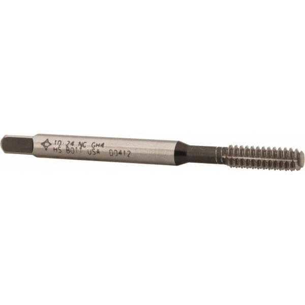 Thread Forming Tap: #10-24 UNC, 2B Class of Fit, Bottoming, High Speed Steel, Bright Finish