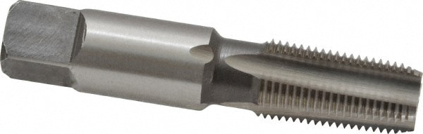 Cleveland C64038 Standard Pipe Tap: 1/8-27, NPT, 4 Flutes, High Speed Steel, Bright/Uncoated Image