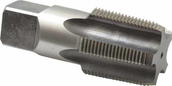 Cleveland C64044 Standard Pipe Tap: 1-1/4 - 11-1/2, NPT, 5 Flutes, High Speed Steel, Bright/Uncoated Image