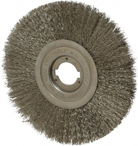 Weiler 98537 Wheel Brush: 8" Wheel Dia, Crimped Image