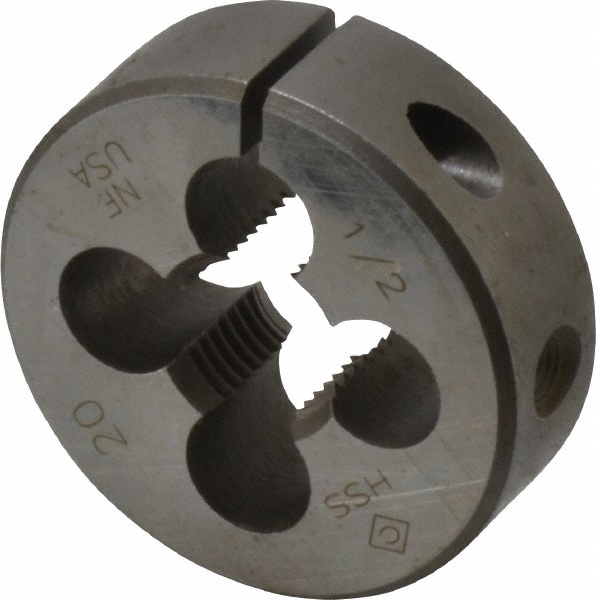 Cle-Line C65876 Round Die: 1/2-2, High Speed Steel Image