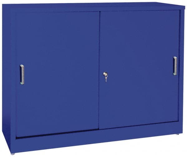 Sandusky Lee 2 Shelf Sliding Door Storage Cabinet 40258428
