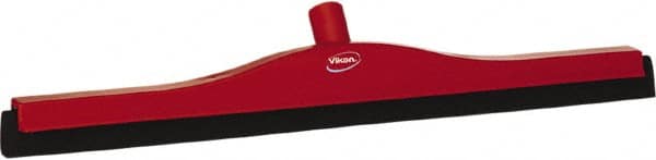 Vikan 77544 Squeegee: 24" Blade Width, Foam Rubber Blade, Threaded Handle Connection 