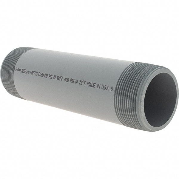 Plastic Pipe Nipple CPVC 2x8