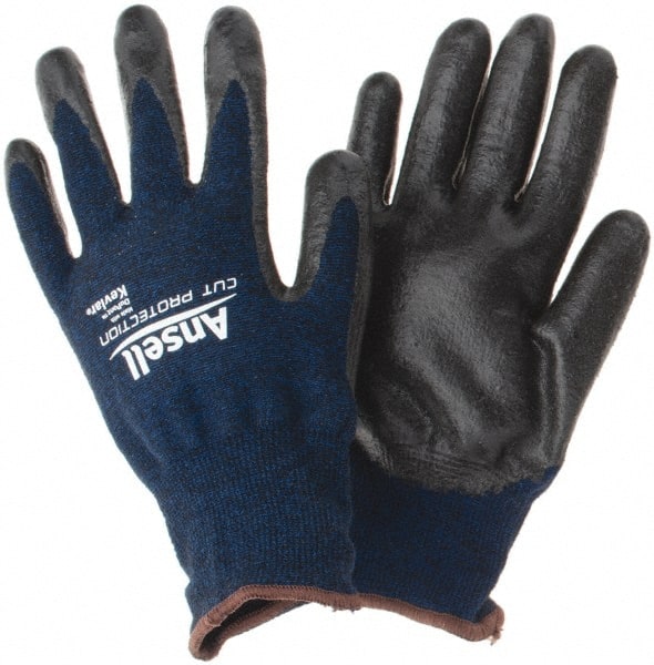 Ansell 97-505-9 Cut & Abrasion-Resistant Gloves: Size L, ANSI Cut A4, Foam Nitrile, Kevlar 