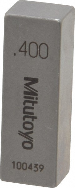 Mitutoyo 611194-541 Rectangle Steel Gage Block: 0.4", Grade AS-1 Image