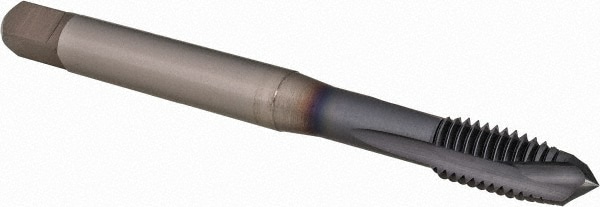 OSG 1651001308 Spiral Point Tap: M10 x 1.5, Metric Coarse, 3 Flutes, Plug, 6H, Powdered Metal, TiCN Finish Image