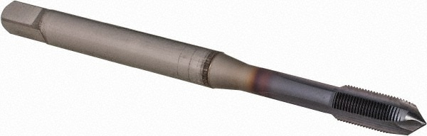 OSG 1651000608 Spiral Point Tap: M6 x 0.5, Metric Fine, 3 Flutes, Plug, 6H, Powdered Metal, TiCN Finish Image