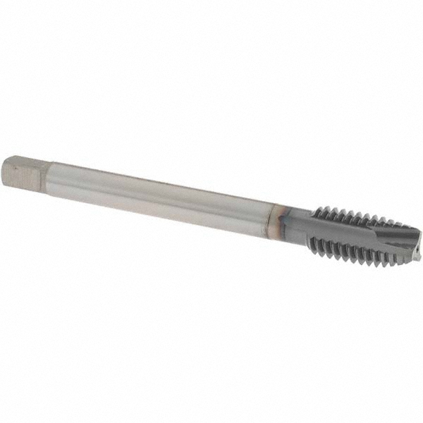 OSG 1651502808 Spiral Point Tap: 7/16-14, UNC, 3 Flutes, Plug, 2B, Powdered Metal, TiCN Finish Image