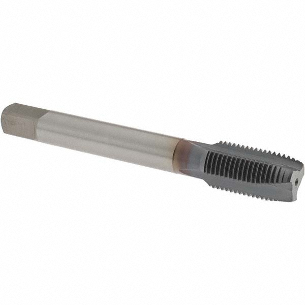 OSG 1651503808 Spiral Point Tap: 9/16-18, UNF, 3 Flutes, Plug, 2B, Powdered Metal, TiCN Finish Image