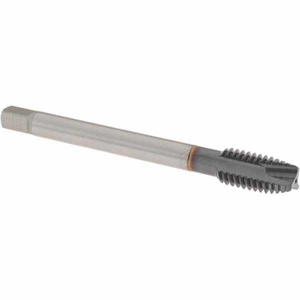 OSG 1651502908 Spiral Point Tap: 7/16-14, UNC, 3 Flutes, Plug, 3B, Powdered Metal, TiCN Finish Image