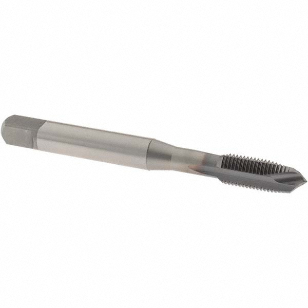 OSG 1651502708 Spiral Point Tap: 3/8-24, UNF, 3 Flutes, Plug, 3B, Powdered Metal, TiCN Finish Image