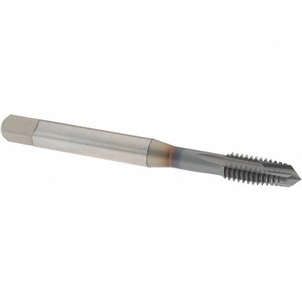 OSG 1651502508 Spiral Point Tap: 3/8-16, UNC, 3 Flutes, Plug, 3B, Powdered Metal, TiCN Finish Image