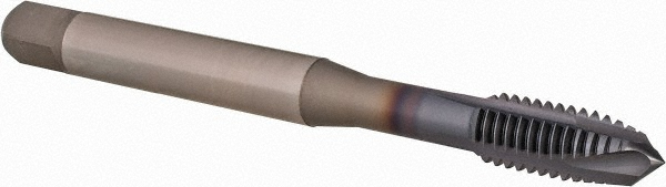 OSG 1651502408 Spiral Point Tap: 3/8-16, UNC, 3 Flutes, Plug, 2B, Powdered Metal, TiCN Finish Image