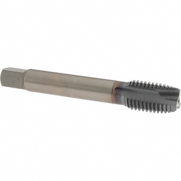 OSG 1651504808 Spiral Point Tap: 7/8-9, UNC, 3 Flutes, Plug, 2B, Powdered Metal, TiCN Finish Image